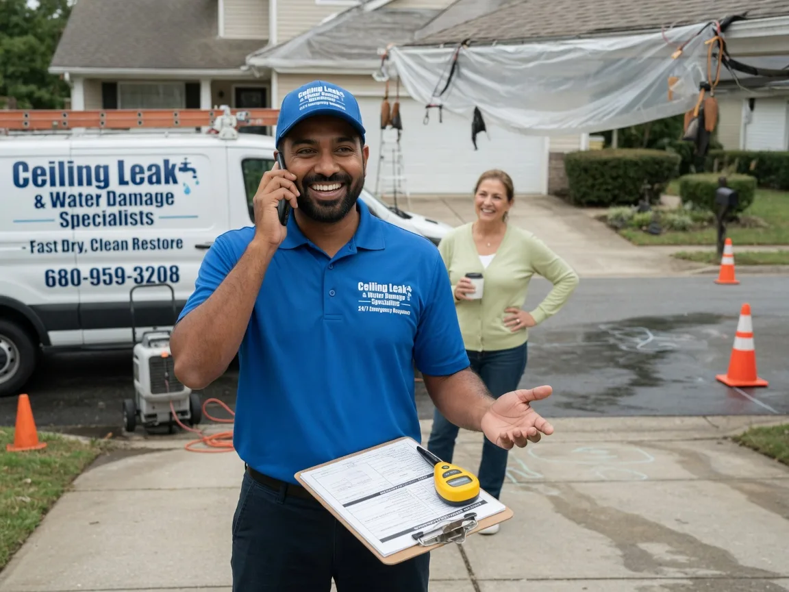 Ceiling Leak Cleanup West Chester, IA FAQs